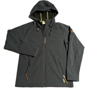 Kathmandu Hooded Softshell Jacket Fleece Lined Full Zip Outdoor Womens S
